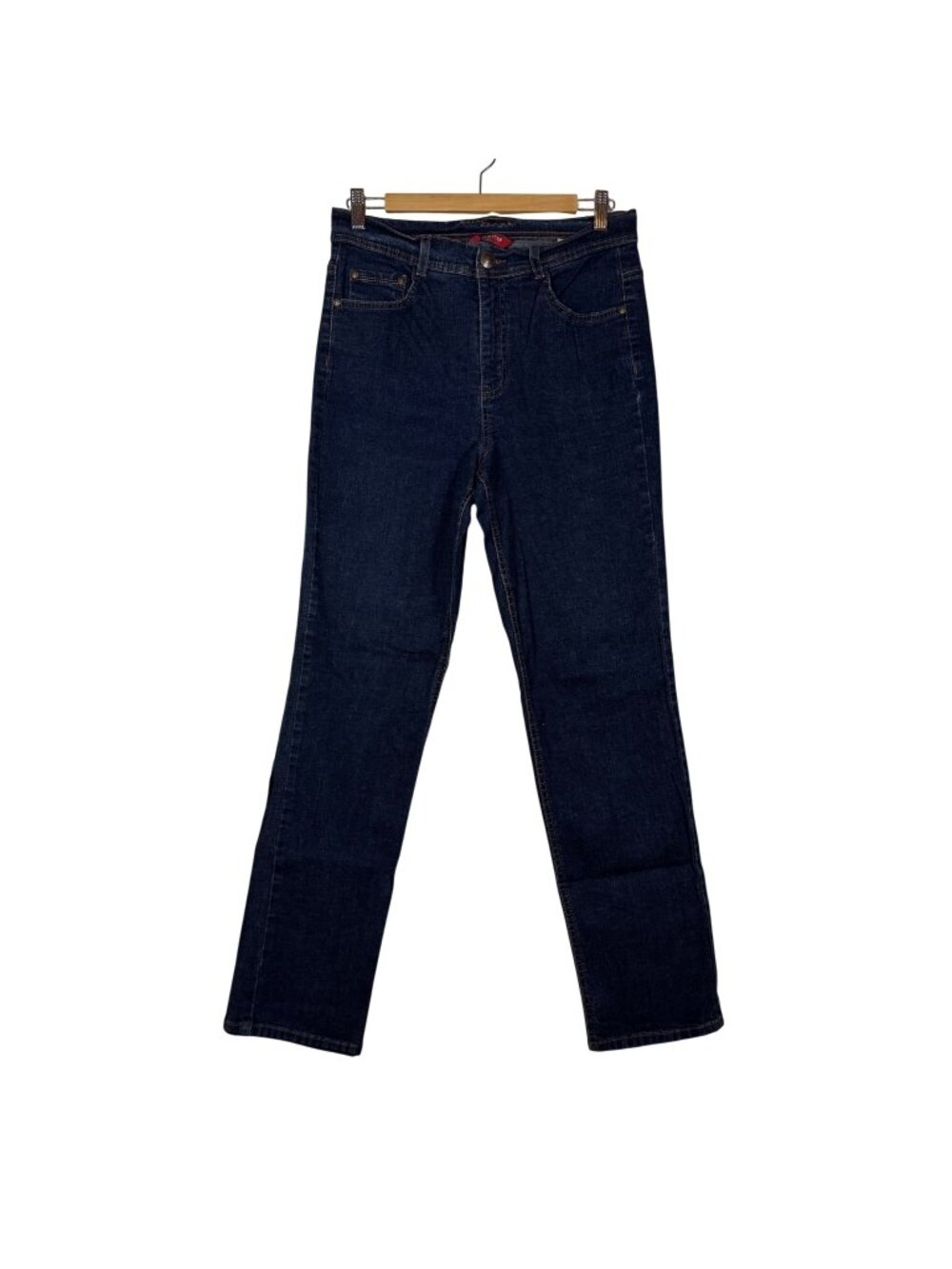 Charter Club 10 Dark Wash Slim It Up Straight Leg Jeans Minimalist Classic